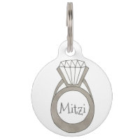 Etiqueta personalizada de mascota de moda para ani