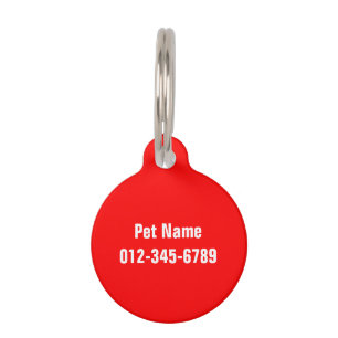 Placa Para Mascotas Etiqueta personalizada de mascota de nombres para 