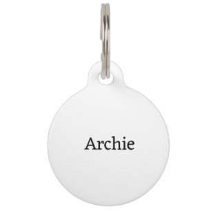 Placa Para Mascotas Etiqueta personalizada para mascotas con logotipo