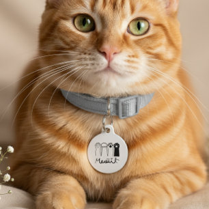 Placa Para Mascotas Etiqueta Personalizada para Mascotas Perro Gato