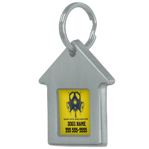 PLACA PARA MASCOTAS ETIQUETA PREPPER DEL PERRO