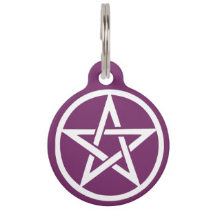 Placa Para Mascotas Etiqueta protectora de mascotas Pentacle