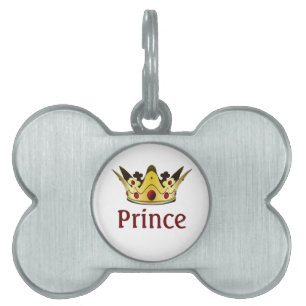 Placa Para Mascotas Etiqueta real del nombre del animal de compañía 