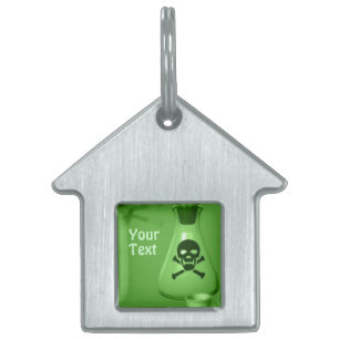 Placa Para Mascotas Etiqueta tóxica de mascotas