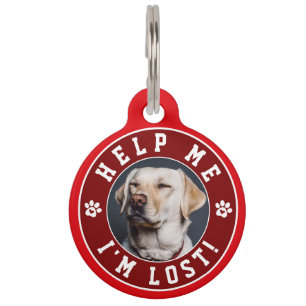Placa Para Mascotas Etiqueta única de identificación de mascotas - "Ay