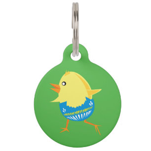Placa Para Mascotas Etiquetas de mascota del personalizado de Pascua