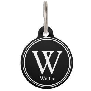 Placa Para Mascotas Etiquetas Personalizadas con Nombre de Mascota - N