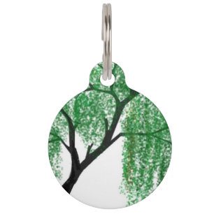 Placa Para Mascotas Etiquetas Willow Dog