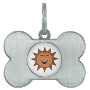 Placa Para Mascotas Evil Hedgehog Kawaii Gótico Halloween Pet Tag