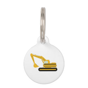 Placa Para Mascotas Excavador