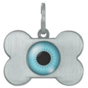 Placa Para Mascotas Eyeballs