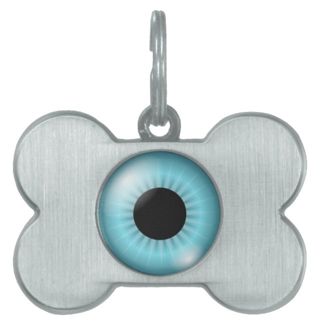 Placa Para Mascotas Eyeballs (Frente)