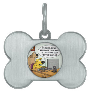 Placa Para Mascotas Facebook para los perros