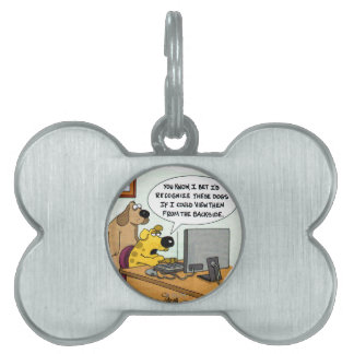 Placa Para Mascotas Facebook para los perros