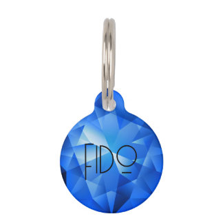 Placa Para Mascotas Facetas de joyas