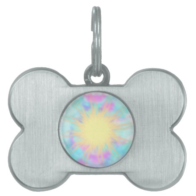 Placa Para Mascotas Faith ~ Burst (Frente)