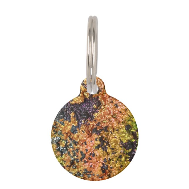 Placa Para Mascotas Falln Rusty Sunset Stones (Anverso)