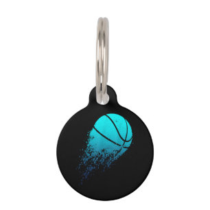 Placa Para Mascotas Fanático de baloncesto Baller Deportes
