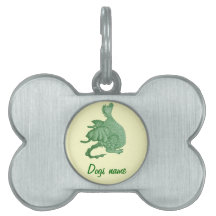 fantasía mítica criatura dragón verde lindo