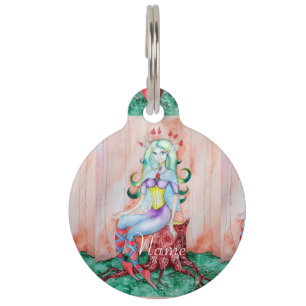 Placa Para Mascotas Fantasy Pixie Fairy Thunder_Cove