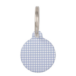 Placa Para Mascotas Faye & Lauren Blue Gingham