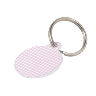 Placa Para Mascotas Faye & Lauren Pink Gingham