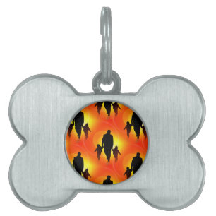 Placa Para Mascotas feliz día de los padres