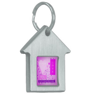 Placa Para Mascotas Feliz Día de San Valentín para siempre amor de ros
