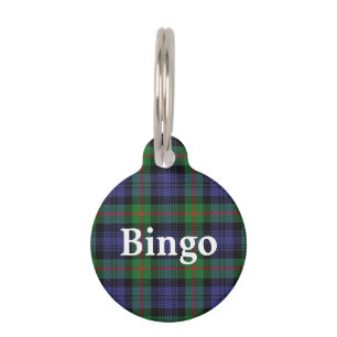 Placa Para Mascotas Feliz Mascota Clan Murray Tartan Plaid