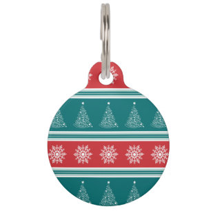 Placa Para Mascotas Feliz Navidad