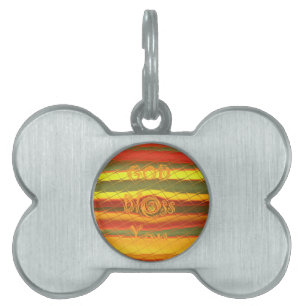 Placa Para Mascotas Feliz Navidad Dios bendiga tu diseño de colores
