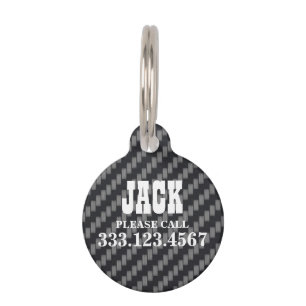 Placa Para Mascotas Fibra personalizada