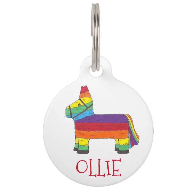 Placa Para Mascotas Fiesta Orgullo Fiesta Fiesta (Anverso)