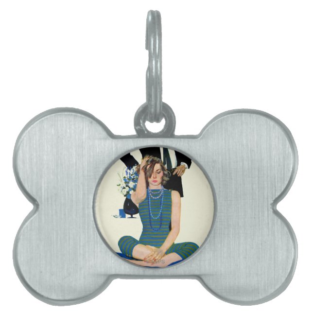 Placa Para Mascotas Final de una boda (Frente)