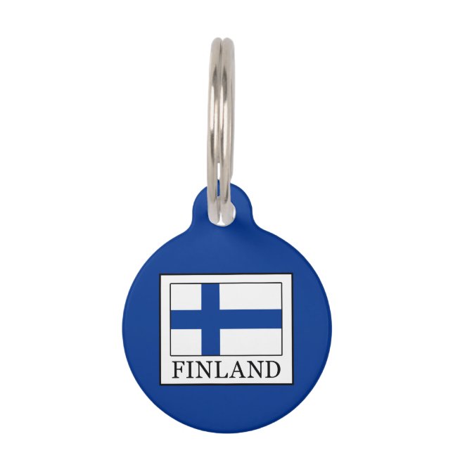 Placa Para Mascotas Finlandia (Anverso)