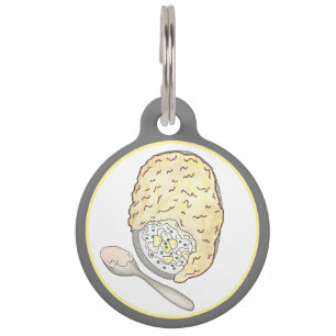 Placa Para Mascotas Fisherman's Fish Pie UK Pub Food Cuisine