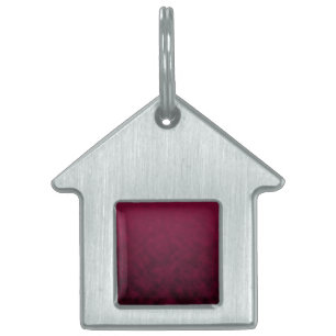 Placa Para Mascotas Flor Aplastada