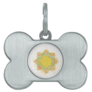 Placa Para Mascotas Flor etérea Lotus
