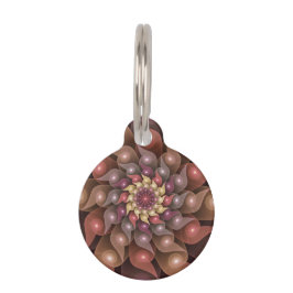 Placa Para Mascotas Flor surrealista brillante modernidad Resumen arte