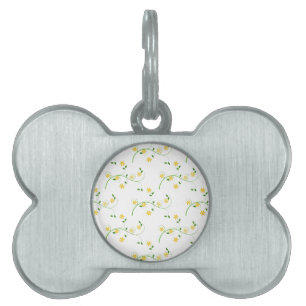 Placa Para Mascotas Florecimiento y flores