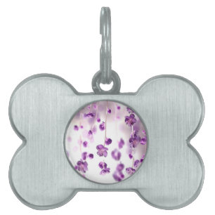 Placa Para Mascotas Flores de cerezo