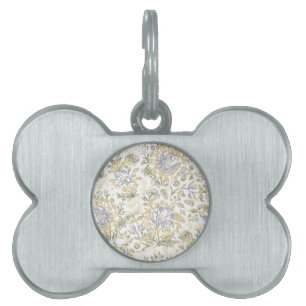 Placa Para Mascotas Flores decorativas 17