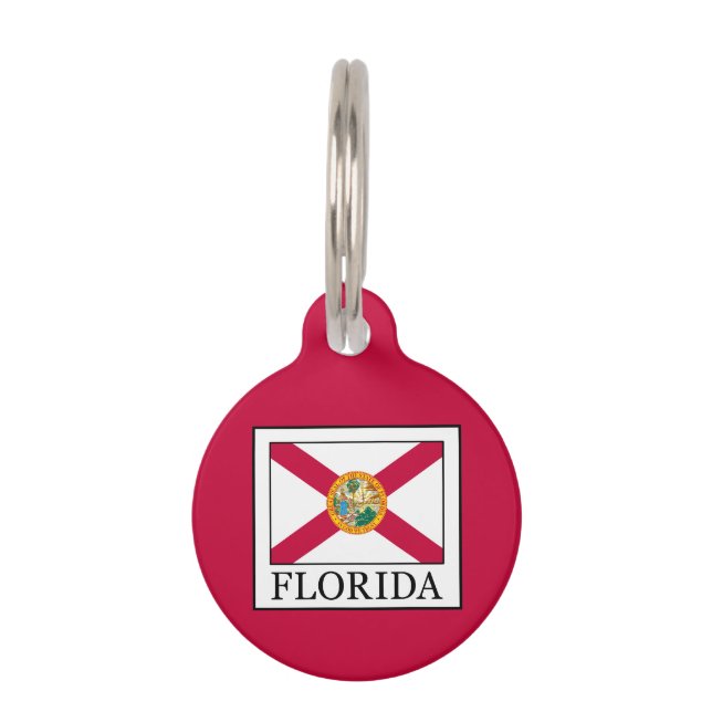 Placa Para Mascotas Florida (Anverso)
