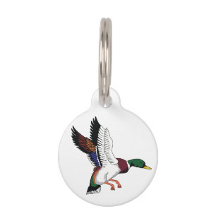 Placa Para Mascotas Flying Mallard