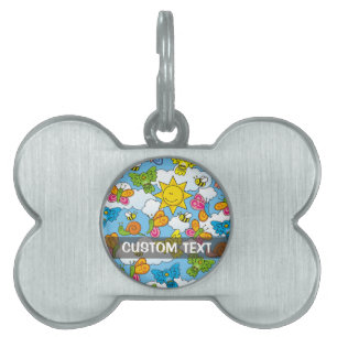 Placa Para Mascotas Fondo de animales para bebés