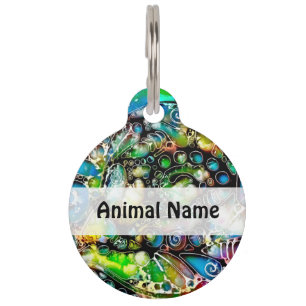 Placa Para Mascotas Formas de Vida - Arte Neurográfico 7