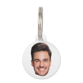 Placa Para Mascotas Foto de Cara Personalizada