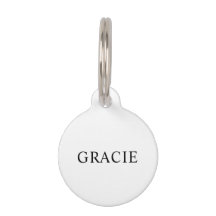 Foto de mascota personalizada simple y elegante