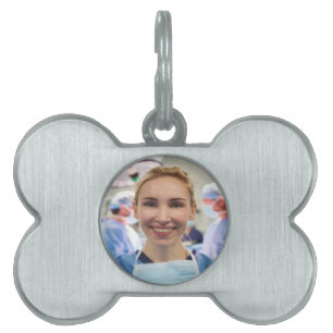 Placa Para Mascotas Foto de médico personalizar