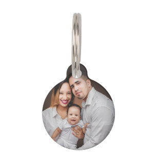 Placa Para Mascotas Foto familiar personalizada Crea tu propia